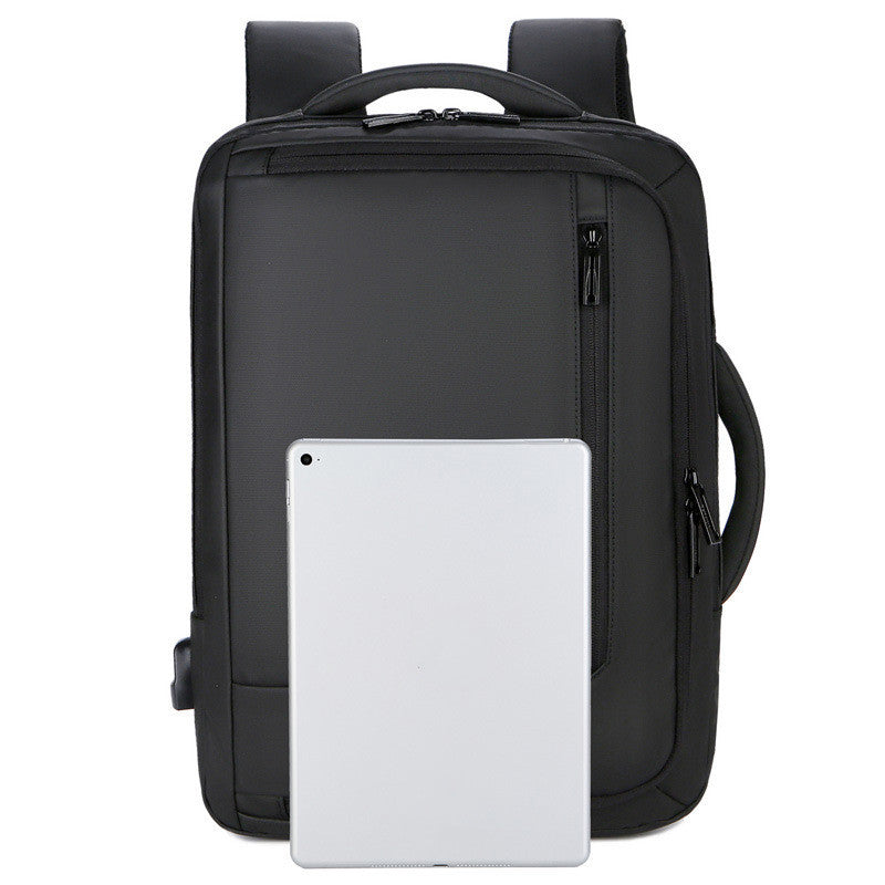Sleek Nylon Computer Backpack – Unisex & Versatile