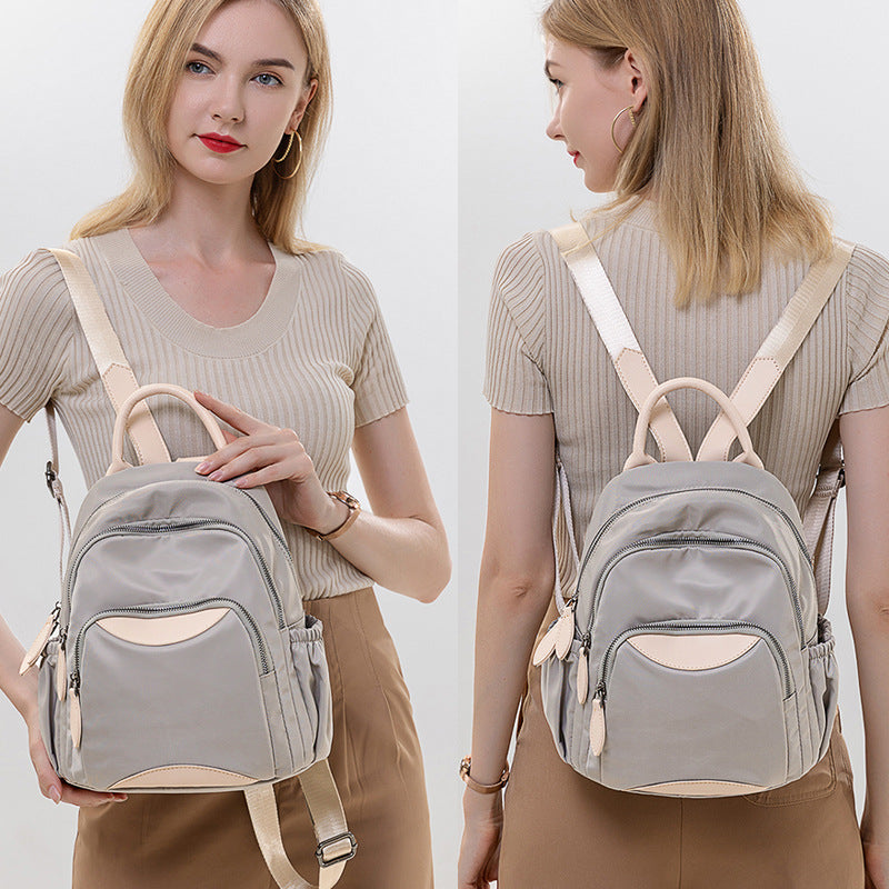 Stylish Oxford Backpack – Soft & Travel-Ready